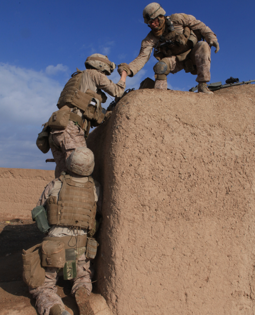 Soldiers deal with stress