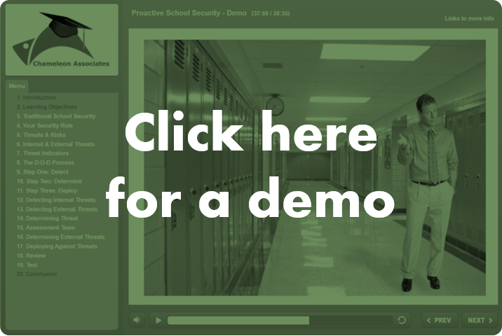 School Security Online Course By Chameleon Associates Demo