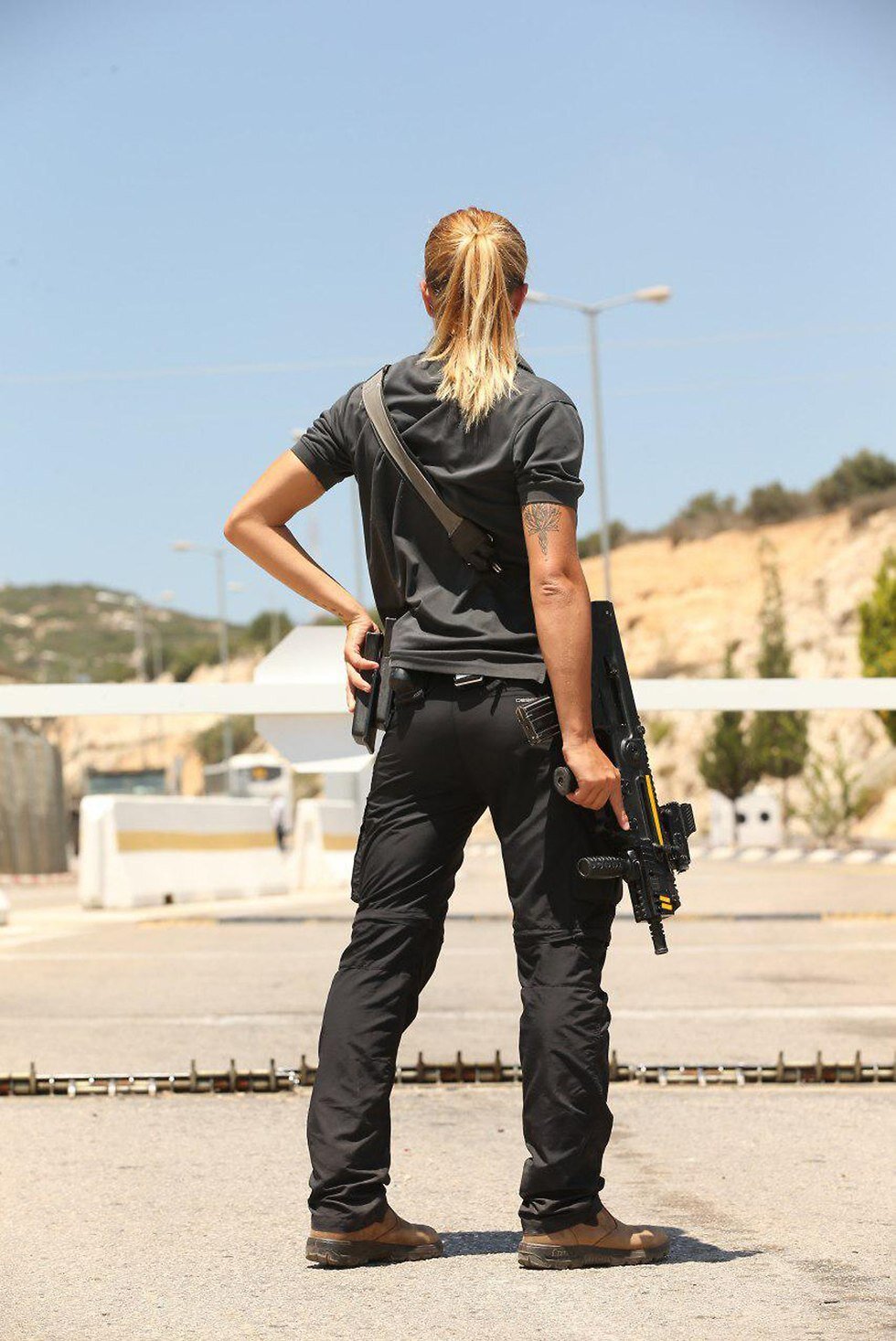 Israeli Female Security Officer