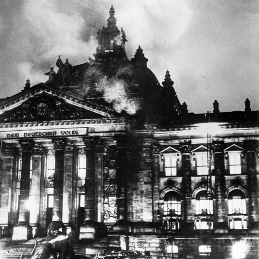 German Parliament Fire 1933 The burning of the German Parliament in 1933