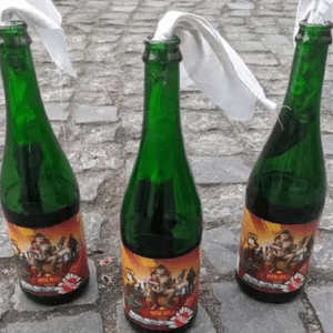 Putin is dickhead molotov cocktail bottles